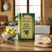 Load image into Gallery viewer, Extra Virgin Olive Oil – Bulk 3L Tins for Restaurants & Foodservice – Montinaro