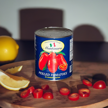 Load image into Gallery viewer, Montinaro Peeled Tomatoes in Tomato Juice – 3400g (Pack of 6) – Premium Italian Peeled Tomatoes for Restaurants, Catering, and Wholesale"