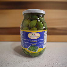 Load image into Gallery viewer, Montinaro La Bella di Cerignola Olives in Olive Oil – 1kg Jar (Pack of 6) – Premium Italian Cerignola Olives for Restaurants and Catering