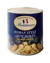 Load image into Gallery viewer, Montinaro Roman Style Artichokes in oil can 5,3 lbs
