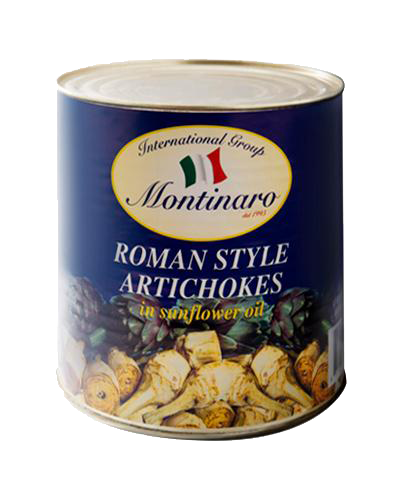 Montinaro Roman Style Artichokes in oil can 5,3 lbs