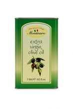 Load image into Gallery viewer, Montinaro Wholesale Extra Virgin Olive Oil – Bulk Olive Oil for Restaurants – 4 x 3L Tins per Case
