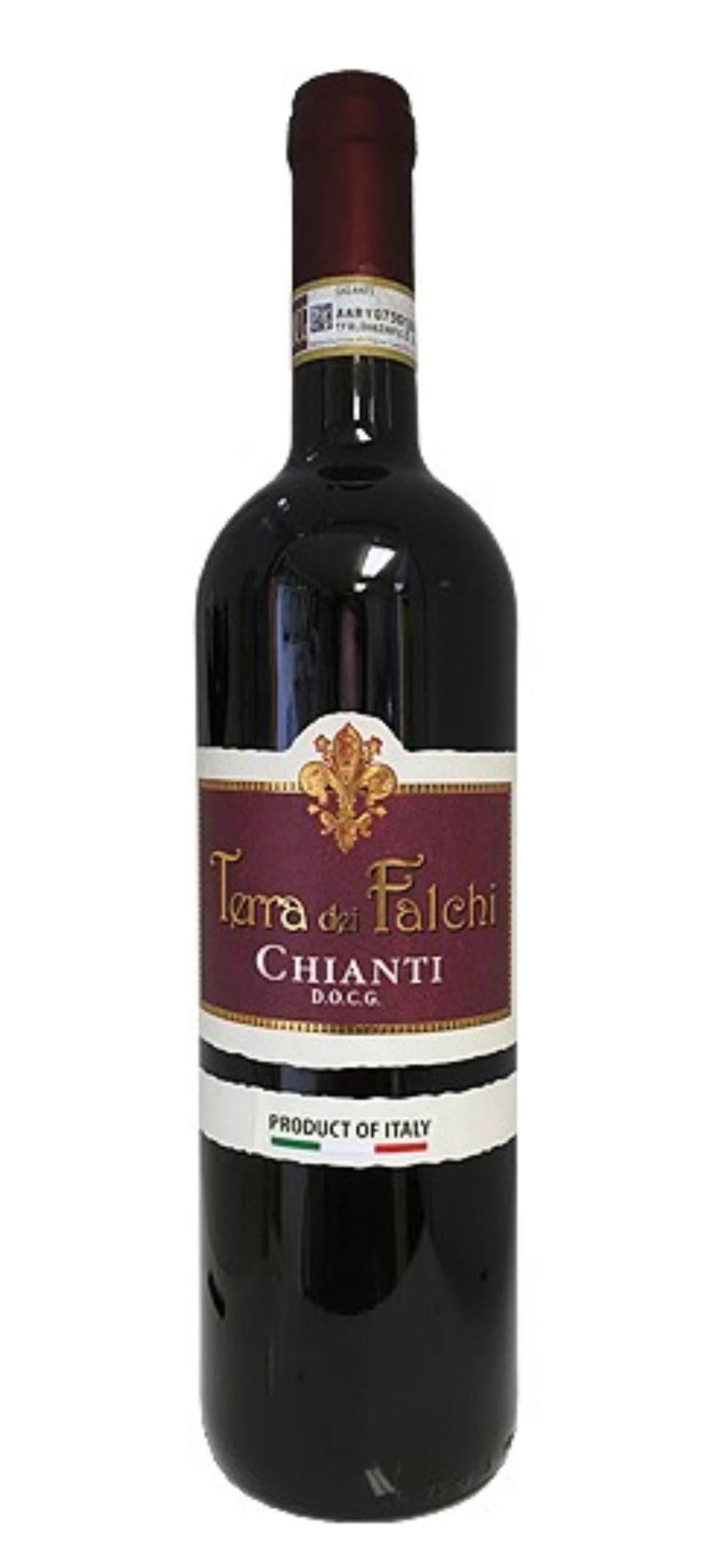 Terra dei Falchi Chianti DOCG – 12 Bottle Case (0.75L) | Premium Italian Red Wine