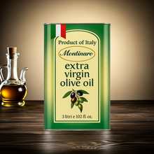 Load image into Gallery viewer, Extra Virgin Olive Oil – Bulk 3L Tins for Restaurants &amp; Foodservice – Montinaro
