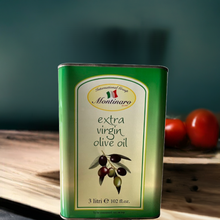 Load image into Gallery viewer, Montinaro Extra virgin Olive oil 3 liters tin. (Pack of 4)
