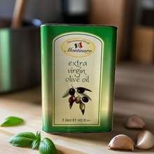 Load image into Gallery viewer, Montinaro Extra virgin Olive oil 3 liters tin. (Pack of 4)
